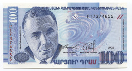 Armenia 100 Dram 1998
P# 42; # 17374655; Central Bank of the Republic of Armenia; UNC