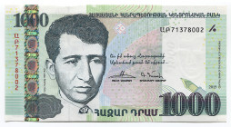 Armenia 1000 Dram 2015
P# 59; # 71378002; Central Bank of the Republic of Armenia; UNC