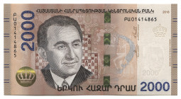 Armenia 2000 Dram 2018
# 01414865; Central Bank of the Republic of Armenia; UNC