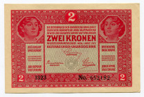 Austria 2 Kronen 1917
P# 21; # 652182; Pinhole; AUNC-