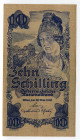 Austria 10 Schillings 1945
P# 114; # 053501; VF+/XF-