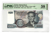 Austria 1000 Shillings 1983 PMG 58
P# 152a; AUNC