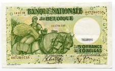 Belgium 50 Francs 1938
P# 106; # 111791735; XF