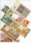 Belgium Lot of 7 Banknotes 1948 - 1981
Various dates, denominations & conditions