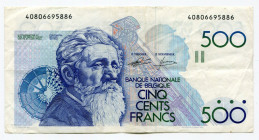 Belgium 500 Francs 1982 (ND)
P# 143a; # 40806695886; XF