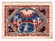 Germany - Weimar Republic Bielefeld 25 Mark 1921
The cloth; AUNC