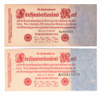 Germany - Weimar Republic 500000 Mark 1923
P# 92; Different numerator types; UNC