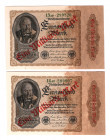 Germany - Weimar Republic 1 Million Mark 1923
P# 113a; UNC