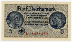 Germany - Third Reich 5 Reichsmark 1940 - 1945
P# R138b; # L15565459; UNC
