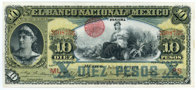 Mexico 10 Pesos 1913
P# S 258e; # 2508753; UNC