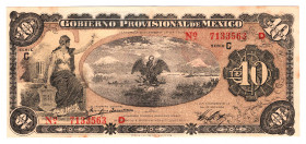 Mexico 10 Peso 1914
P# S1108; AUNC