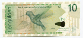 Netherlands Antilles 10 Gulden 2006
P# 28d; # 2177693568; UNC