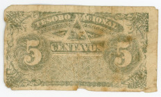Nicaragua 5 Centavos 1894 (ND)
P# 16; # 58180; G