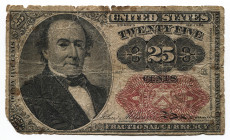 United States 25 Cents 1874
P# 123; F