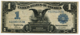 United States 1 Dollar 1899
P# 338c; # K40991053A; VG+