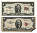 United States 2 x 2 Dollars 1953
P# 380, 380b; G-XF