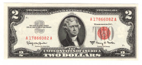 United States 2 Dollars 1963
P# 382b; UNC