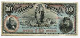 Uruguay 10 Pesos 1887
P# S212; # 42459; UNC