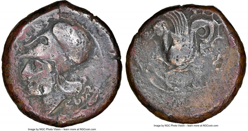 SICILY. Syracuse. Dionysius I (400-345 BC). AE hemilitron (22mm, 9.15 gm, 11h). ...