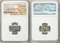 MACEDONIAN KINGDOM. Alexander III the Great (336-323 BC). AR drachm (18mm, 2h). NGC Choice VF. Early posthumous issue of Abydus, ca. 310-301 BC. Head ...