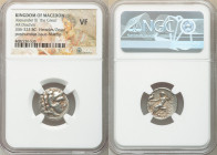 MACEDONIAN KINGDOM. Alexander III the Great (336-323 BC). AR drachm (18mm, 12h). NGC VF. Posthumous issue of Miletus, ca. 300-295 BC. Head of Heracles...