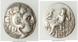 MACEDONIAN KINGDOM. Alexander III the Great (336-323 BC). AR drachm (18mm, 4.09 gm, 12h). Fine. Posthumous issue of 'Colophon', ca. 310-301 BC. Head o...