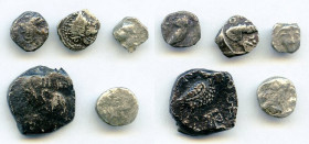 ANCIENT LOTS. Greek. Mixed. Lot of five (5) AR Issues. VG-Fine. Includes: AR issues of five owls from various cities. Total five (5) coins in lot. 

H...