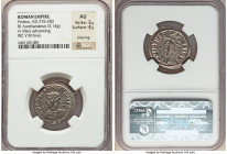 ANCIENT LOTS. Roman Imperial. Lot of four (4) BI antoniniani. NGC Choice VF-AU, Silvering. Includes: Four Roman Imperial BI antoniniani, various ruler...