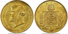 Pedro II gold 20000 Reis 1858 AU53 NGC, Rio de Janeior mint, KM468. Ex. Santa Cruz Collection

HID09801242017

© 2020 Heritage Auctions | All Righ...
