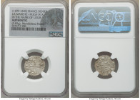 La Marche. Hugh IX-X 3-Piece Lot of Certified Deniers ND (1199-1249) Authentic NGC, Struck in the name of Louis. Weights range from 0.79-0.95gms. Sold...