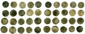 20-Piece Lot of Uncertified Assorted Deniers ND (12th-13th Century) VF, Includes (18) Le Marche and (2) St. Martial. Average size 18.5mm. Average weig...