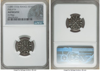 Philip IV 4-Piece Lot of Certified Deniers ND (1285-1314) Authentic NGC, Weights range from 0.85-1.06gms. Sold as is, no returns.

HID09801242017
...