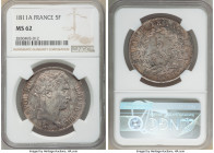 Napoleon 5 Francs 1811-A MS62 NGC, Paris mint, KM694.1. Gray, red and gold toned over reflective fields. 

HID09801242017

© 2020 Heritage Auction...