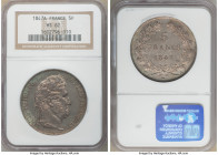 Louis Philippe I 5 Francs 1847-A MS62 NGC, Paris mint, KM749.1. Peach tinted steel tone. 

HID09801242017

© 2020 Heritage Auctions | All Rights R...