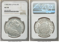 Charles III 8 Reales 1788 LM-IJ AU58 NGC, Lima mint, KM78a. White untoned, lightly cleaned. 

HID09801242017

© 2020 Heritage Auctions | All Right...