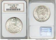 Republic Sol 1894-TF MS65 NGC, Lima mint, KM196.26. Satin surfaces with mint bloom. 

HID09801242017

© 2020 Heritage Auctions | All Rights Reserv...