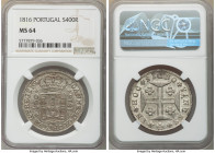 João Prince Regent 400 Reis 1816 MS64 NGC, Lisbon mint, KM331. Boldly struck and visually appealing. 

HID09801242017

© 2020 Heritage Auctions | ...