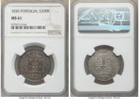 Miguel I 200 Reis 1830 MS61 NGC, KM392. Two year type. Gunmetal toning. 

HID09801242017

© 2020 Heritage Auctions | All Rights Reserved