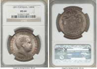 Carlos I 1000 Reis 1899 MS64 NGC, Lisbon mint, KM540. Lavender-gray toning with blue-green undertones. 

HID09801242017

© 2020 Heritage Auctions ...