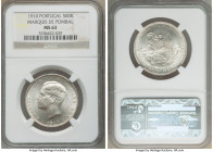 Manuel II 500 Reis 1910 MS63 NGC, KM557. One year type. Marquis de Pombal. Untoned argent surfaces with residual luster. 

HID09801242017

© 2020 ...