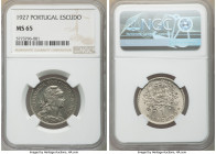 Republic Escudo 1927 MS65 NGC, KM578. First year of type, scarce condition. 

HID09801242017

© 2020 Heritage Auctions | All Rights Reserved
