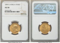 Republic gold Pond 1894 AU58 NGC, Pretoria mint, KM10.2.

HID09801242017

© 2020 Heritage Auctions | All Rights Reserved
