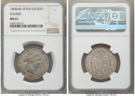 Isabel II Escudo 1868(68) MS61 NGC, Madrid mint, KM626.1.Toned battleship-gray. 

HID09801242017

© 2020 Heritage Auctions | All Rights Reserved