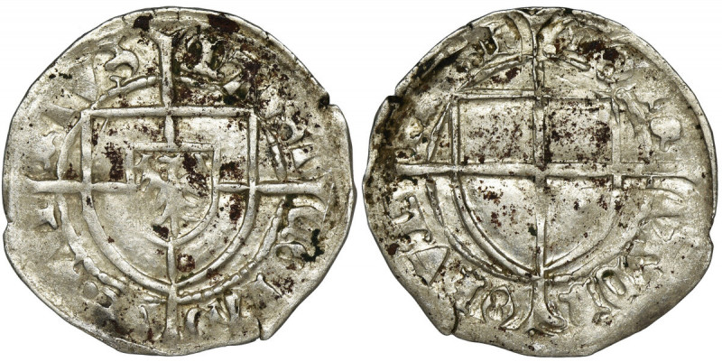 Teutonic Order, Konrad V von Erlichshausen, Schilling no date - VERY RARE Teuton...