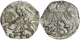 Sigismund II August, Denarius Vilnius 1550 - RARE Rare date. Very nice preserved specimen.
 Rzadki rocznik, wyceniany przez Tyszkiewicza aż na 35 mar...