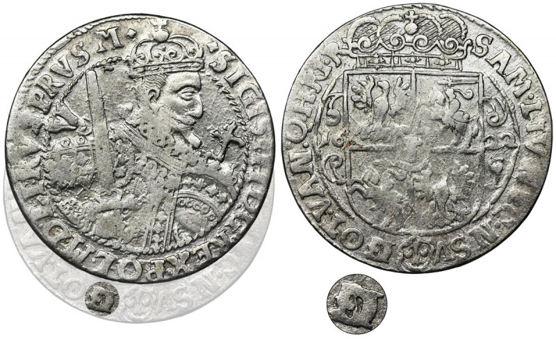 Sigismund III Vasa, 1/4 Thaler Bromberg 1622 - PRVS M Końcówka napisu PRVS M. Pr...