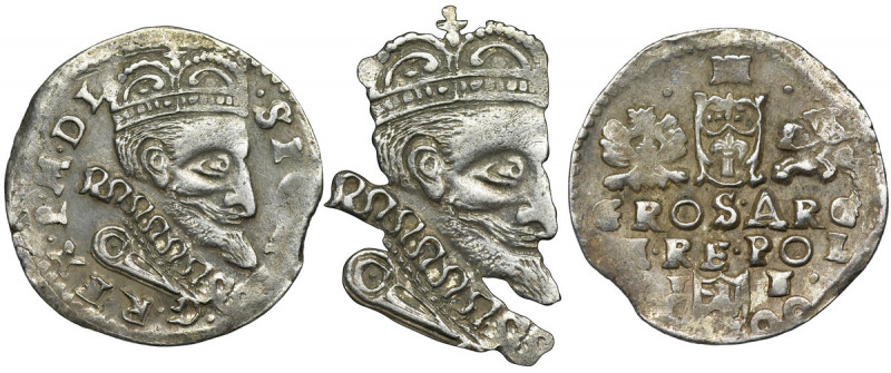 Sigismund III Vasa, 3 Groschen Lublin 1600 - RARE, UNLISTED Rzadka i nienotowana...