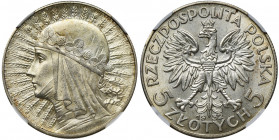 Głowa Kobiety, 5 złotych Londyn 1932 - NGC MS61 Menniczy egzemplarz. Bardzo dobre detale. Reference: Parchimowicz 116b
Grade: NGC MS61 

The Second...