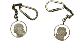 Queen Jadwiga, 5 zlotych - pendant Pięciozłotówka w formie breloka do kluczy.



The Second Republic Poland Polen