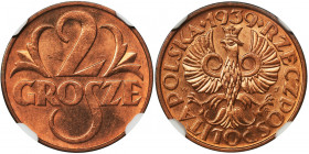 2 grosze 1939 - NGC MS66 RD Mennicza sztuka w lubianym i cenionym kolorze czerwonym. Reference: Parchimowicz 102n
Grade: NGC MS66 RD 

PolandThe Se...